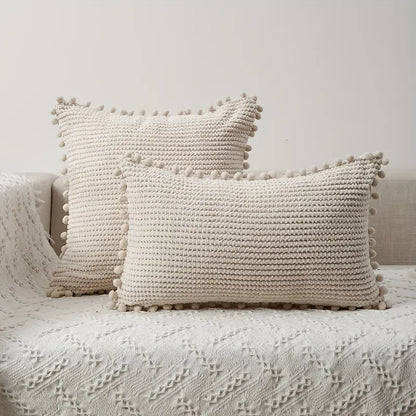 Corduroy Throw Pillowcase for Sofa, 18x18in (1pc)