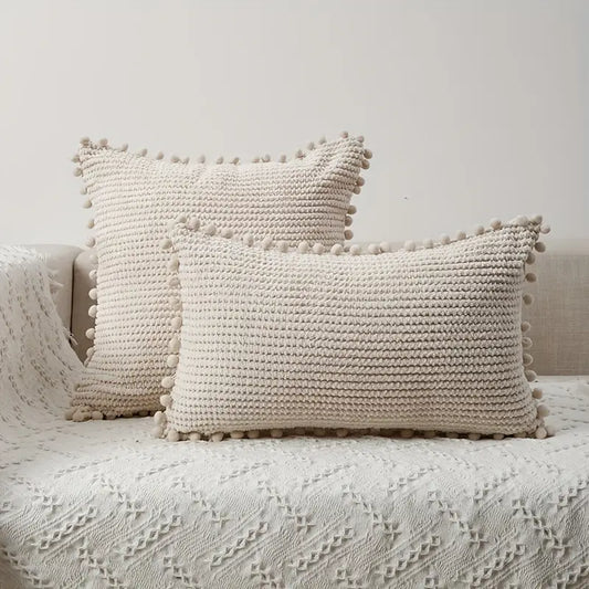 Corduroy Throw Pillowcase for Sofa, 18x18in (1pc)