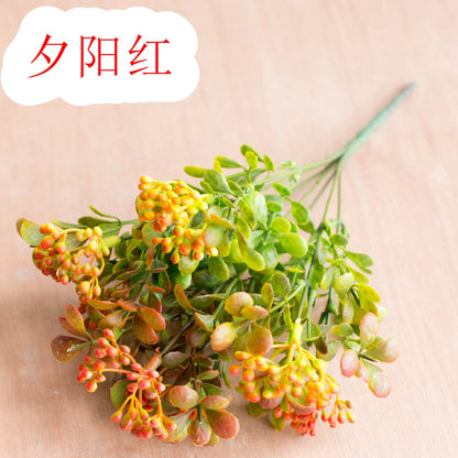 7-Branch Faux Milan Fruit Desktop Planter Arrangement