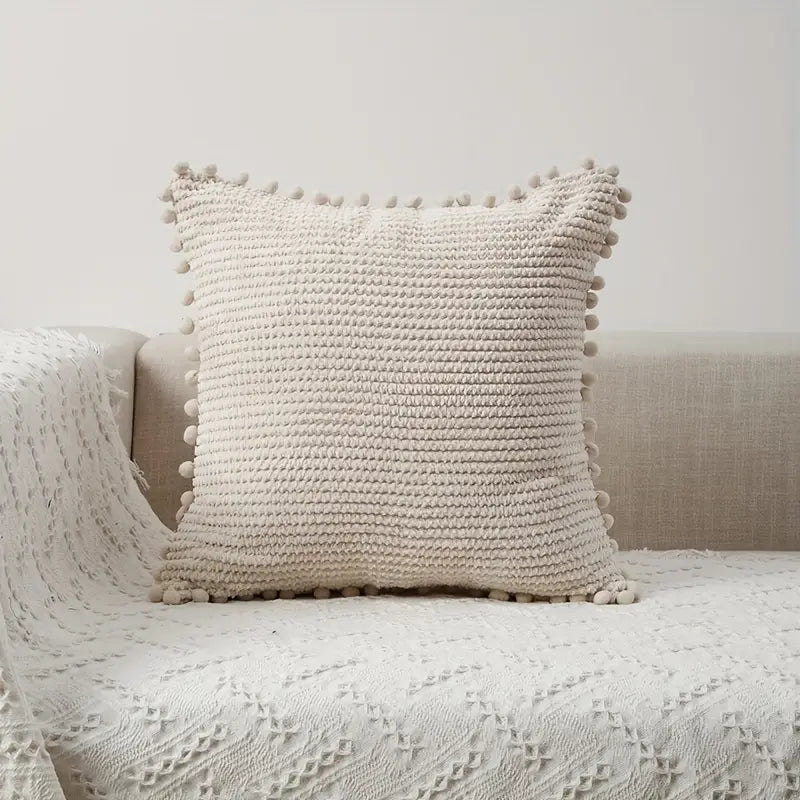 Corduroy Throw Pillowcase for Sofa, 18x18in (1pc)