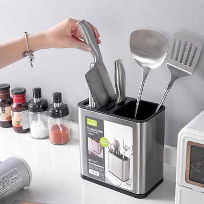 Stainless Steel Knife Holder for Kitchen Storage Wall-Mounted